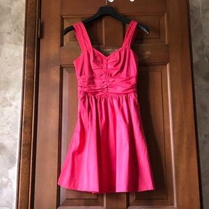 Express hot pink dress